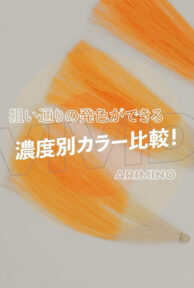 【アジアンカラーフェス】ビビッドプラス　濃度別比較！