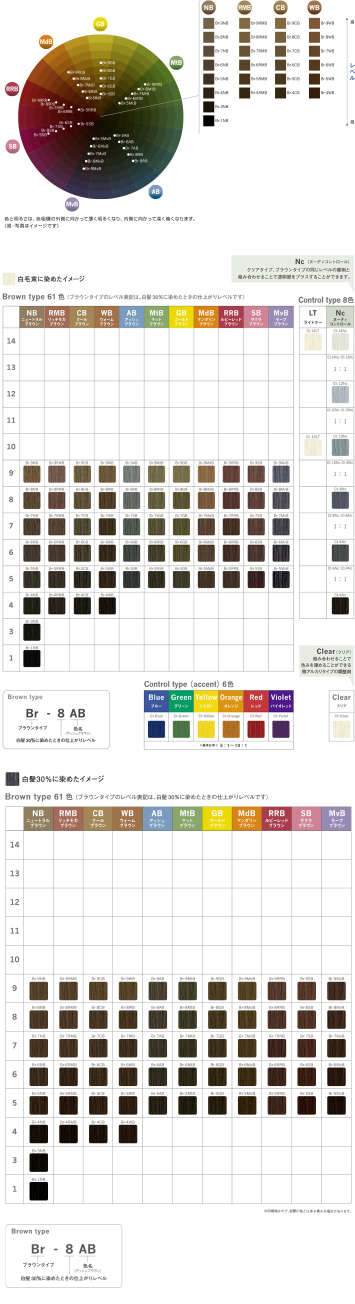 Color Chart Products 株式会社アリミノ